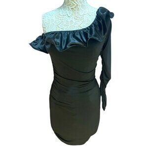Y2K Arden B. Ruffled One Shoulder Mini Dress